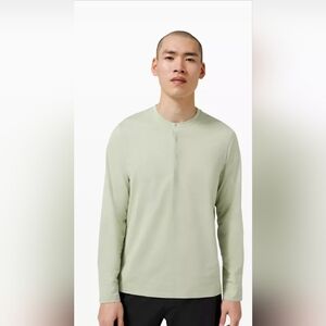 Lululemon Men's Fundamental Long Sleeve Henley Green Fern See Pics 4 Measurement